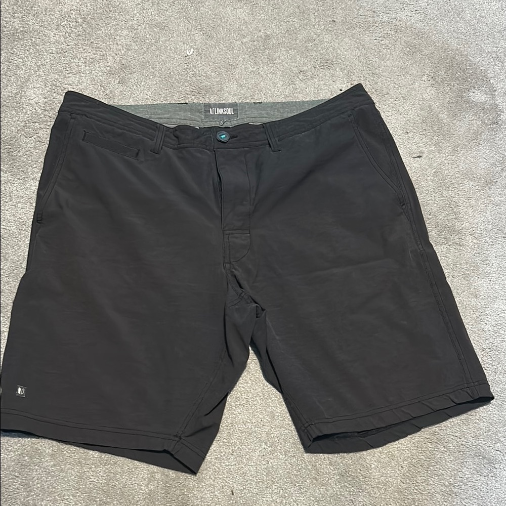 Linksoul Black Golf Shorts